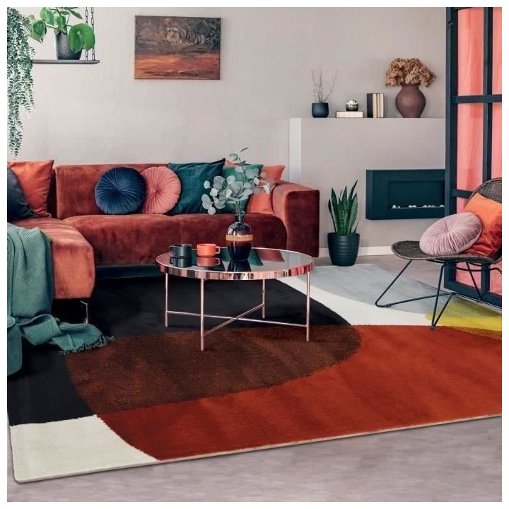 Tapis ORWELL 190x290 cm - Formes géométriques - Mutlicolore