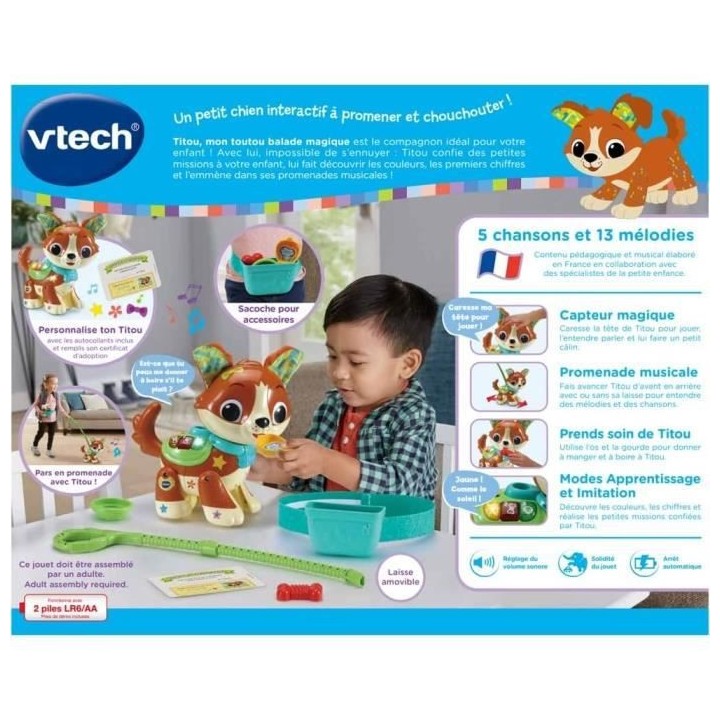 VTECH BABY - Titou, Mon Toutou Balade Magique