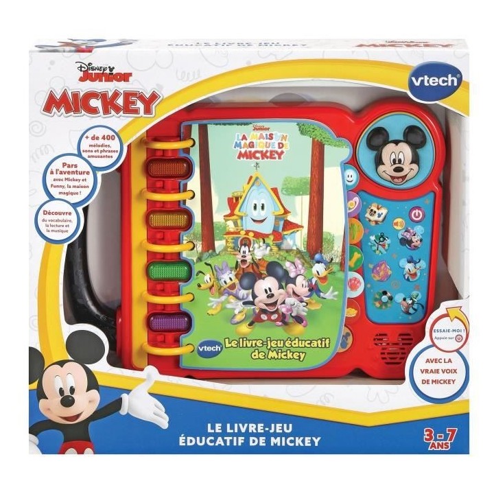 VTECH - MICKEY - Mon Livre-Jeu Educatif