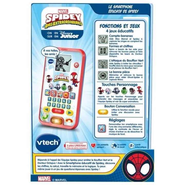 VTECH - SPIDEY - Le Smartphone Éducatif