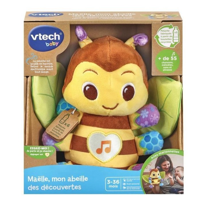 VTECH BABY - Maëlle, mon Abeille des Découvertes (Bouteilles Plastiq