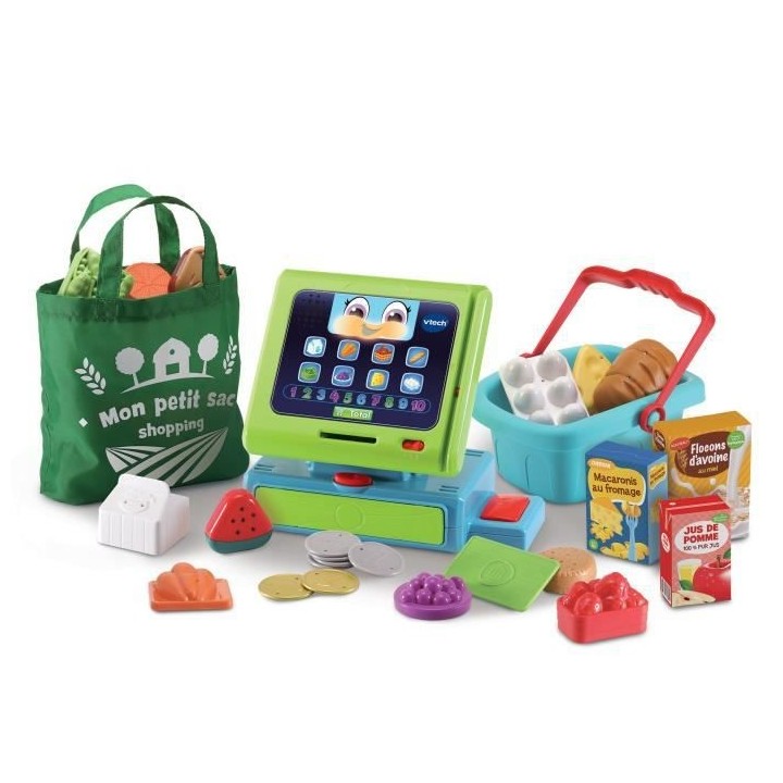 VTECH - 1,2,3 Imite-Moi - Caisse Enregistreuse Interactive Maxi Shoppi