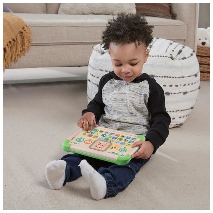 VTECH - Tablette Éducative ABC Nature - Jouet Bois FSC