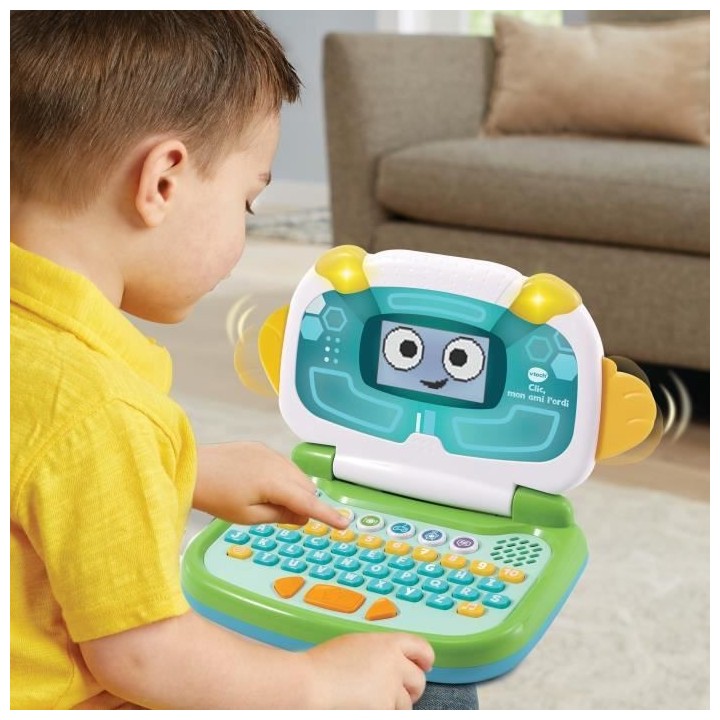 VTECH - Clic, mon Ami l'Ordi - Vert - Ordinateur Éducatif Enfant