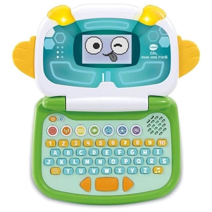 VTECH - Clic, mon Ami l'Ordi - Vert - Ordinateur Éducatif Enfant