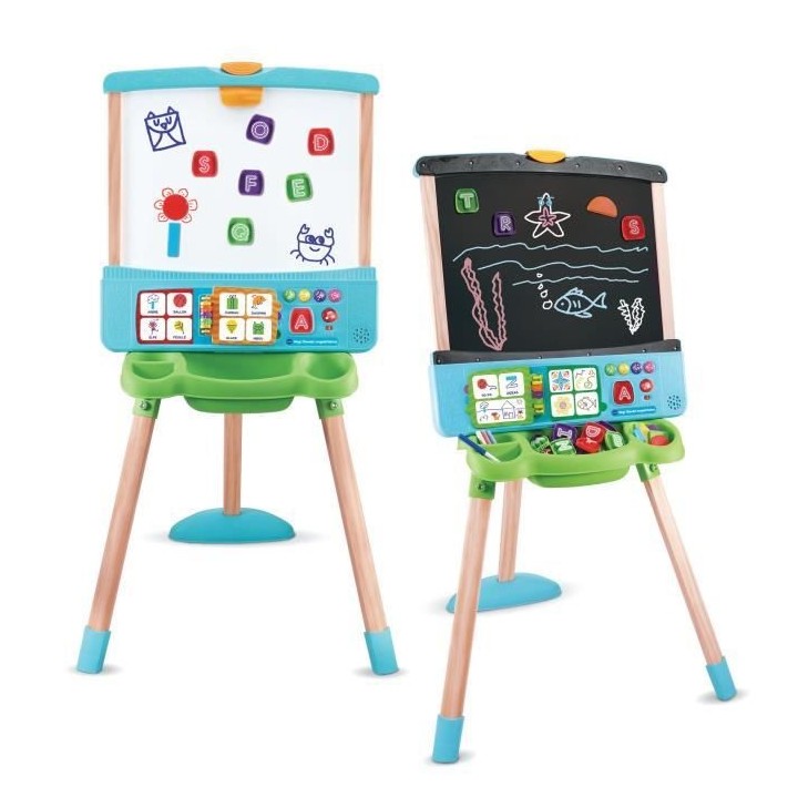VTECH - Magi Chevalet Magneti'lettres 3 en 1 - Jouet Bois FSC