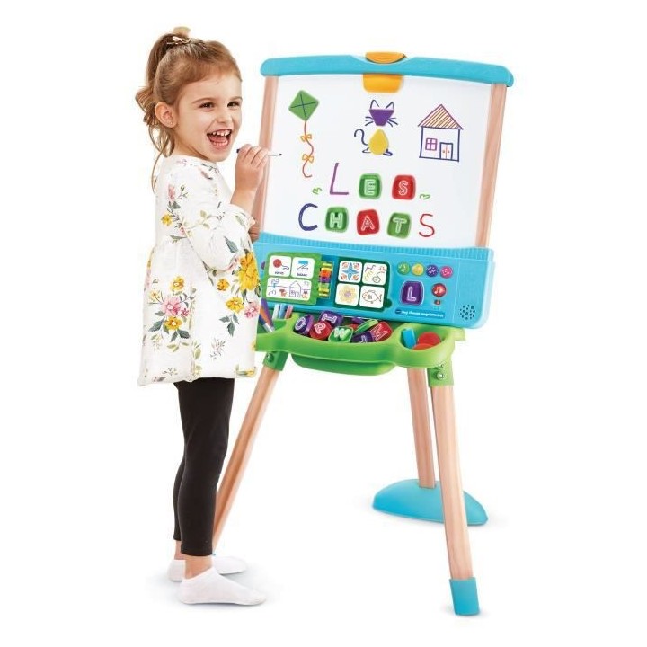 VTECH - Magi Chevalet Magneti'lettres 3 en 1 - Jouet Bois FSC