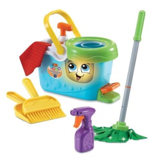 VTECH - 1,2,3 Imite-Moi - P'tit Chariot de Ménage Magi'clean - Jouet