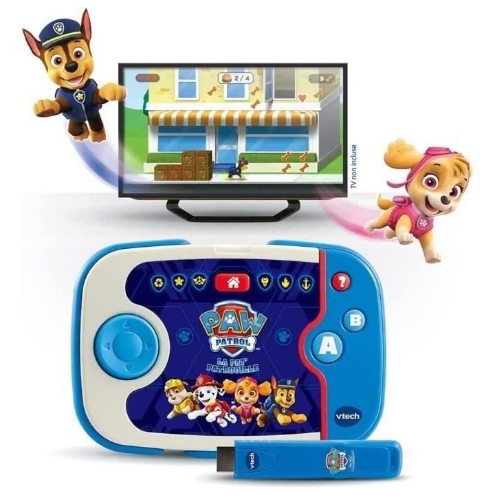 VTECH - PAT PATROUILLE - ABC Smile TV - Ma Premiere Console TV Éducat