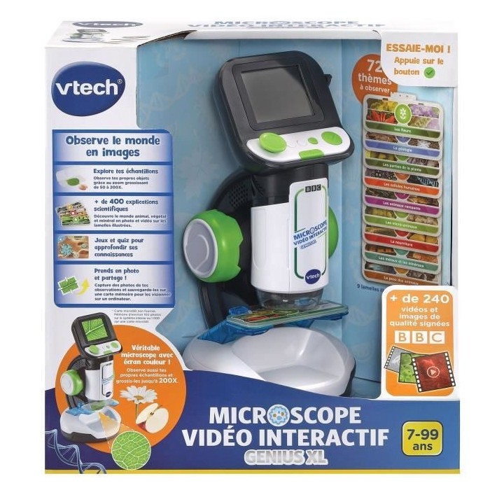 VTECH - Genius XL - Microscope Vidéo Interactif
