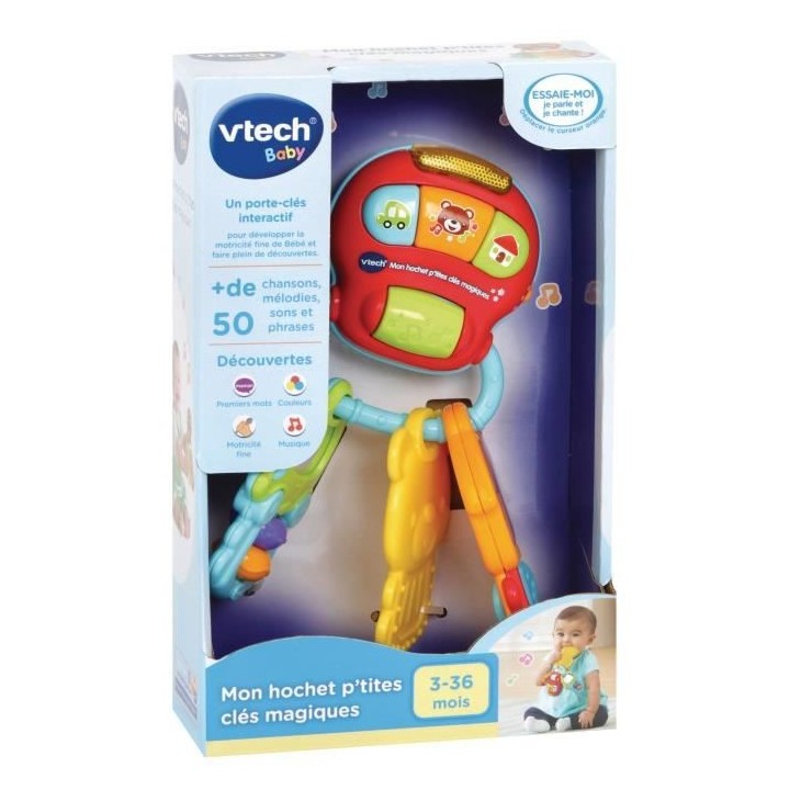 VTECH BABY - Mon Hochet P'tites Clés Magiques