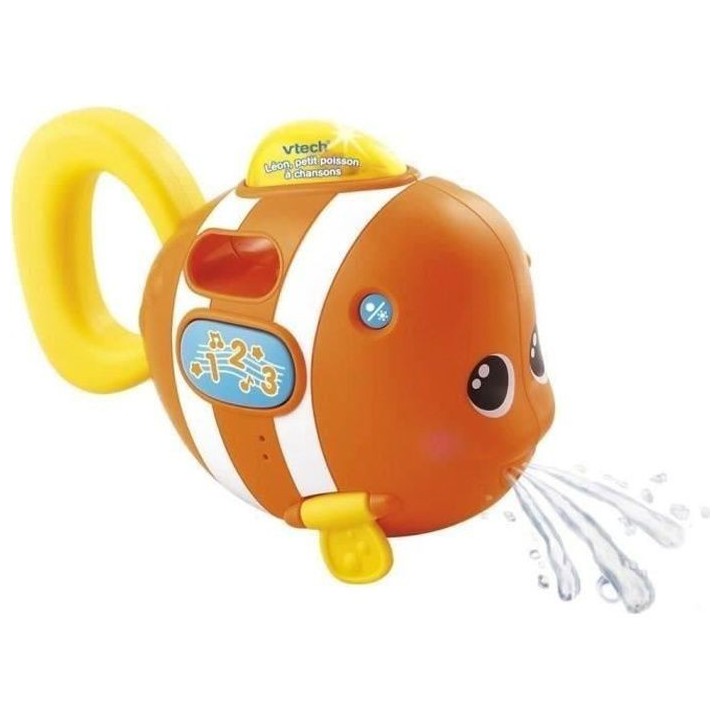 VTECH BABY - Jouet de Bain - Léon, P'tit Poisson a Chansons