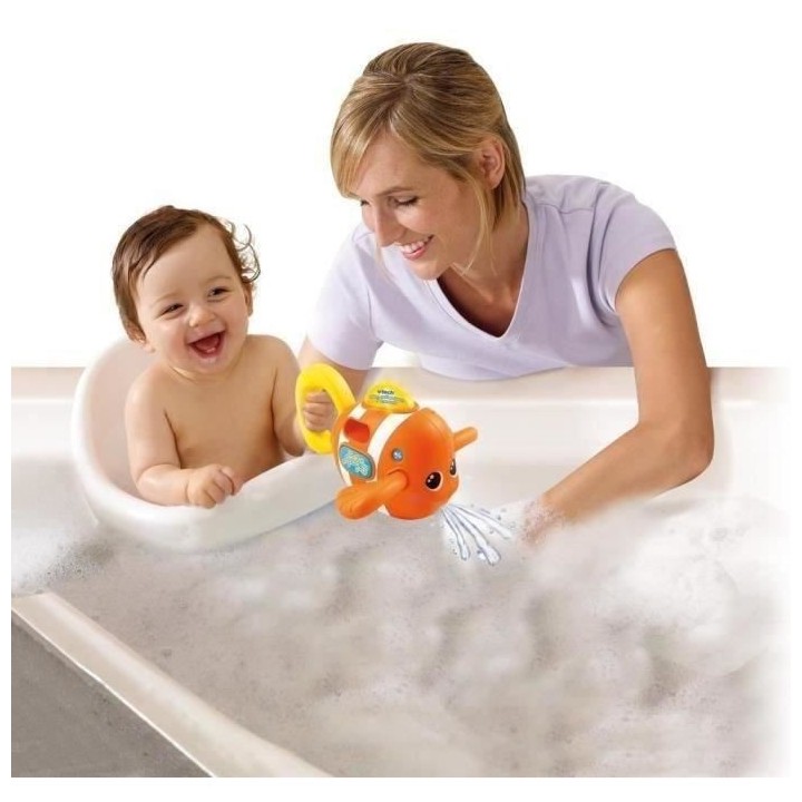 VTECH BABY - Jouet de Bain - Léon, P'tit Poisson a Chansons