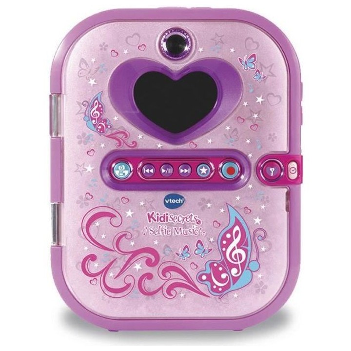 VTECH - Kidisecrets Selfie Music Rose - Agenda Electronique Musical