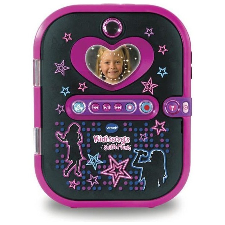VTECH - Kidisecrets Selfie Music Noir - Agenda Electronique Musical