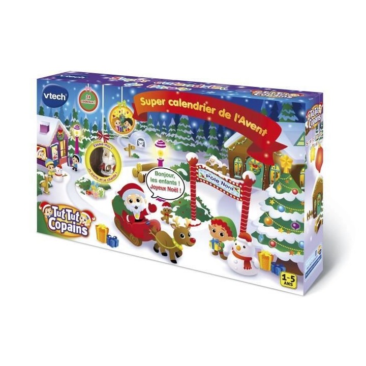 VTECH - Tut Tut Aventures - Super Calendrier du Pere Noël - Calendrie