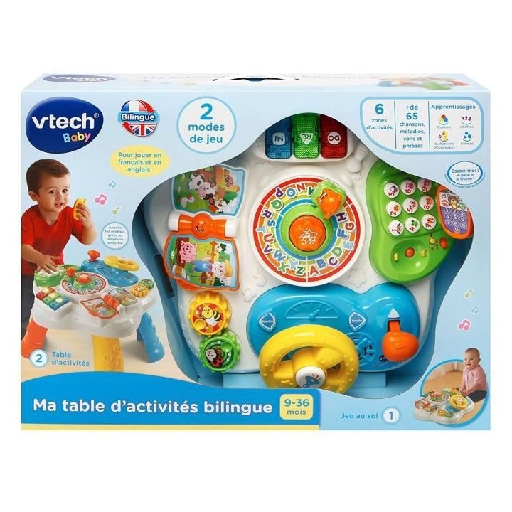 VTECH - Ma Table D'Activités Bilingue - Multicolore