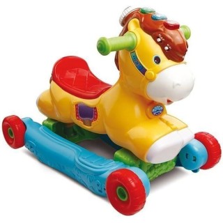 VTECH BABY - Porteur a Bascule - P'Tit Galop, Mon Poney Basculo 2en1 -