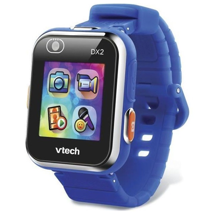 VTECH - Kidizoom Smartwatch Connect DX2 Bleue - Montre Photos et Vidé