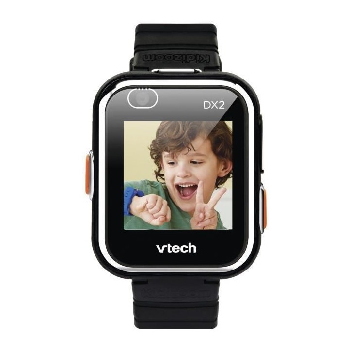 VTECH - Kidizoom Smartwatch Connect DX2 Noire - Montre Photos et Vidé