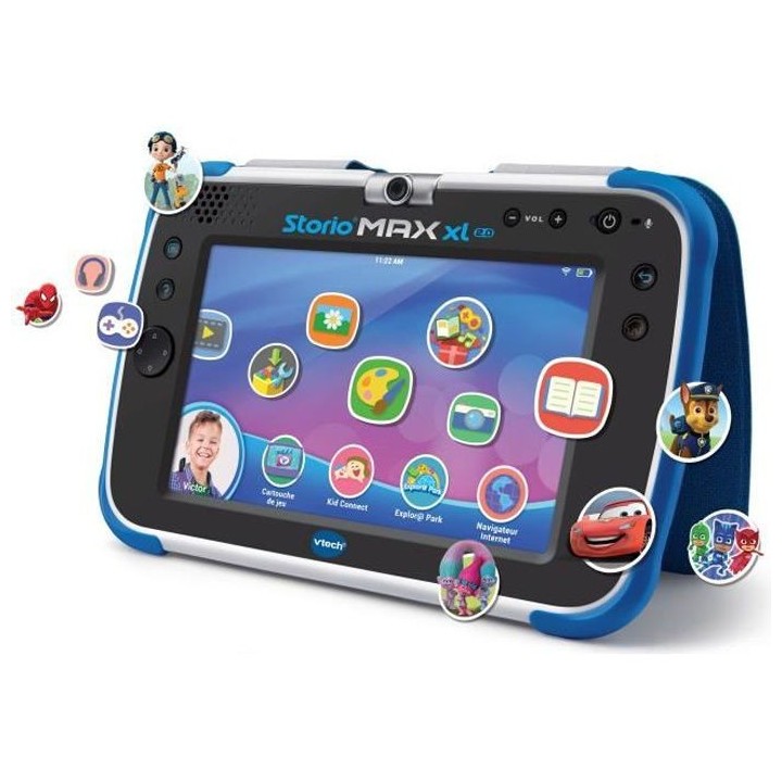 VTECH - Console Storio Max XL 2.0 7 Bleue - Tablette Éducative Enfant