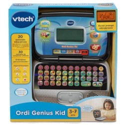 VTECH - Ordi Genius Kid - Noir - Ordinateur Interactif Enfant