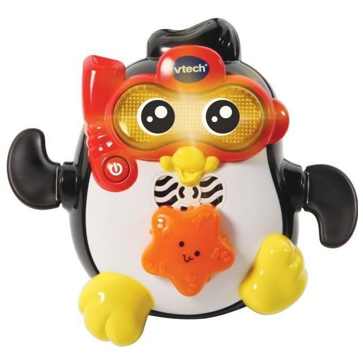 VTECH BABY - Jouet de Bain - Gédéon, Champion de Natation