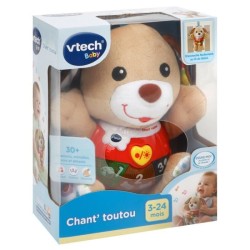 VTECH BABY - Peluche Interactive Enfant - Chant'toutou Brun