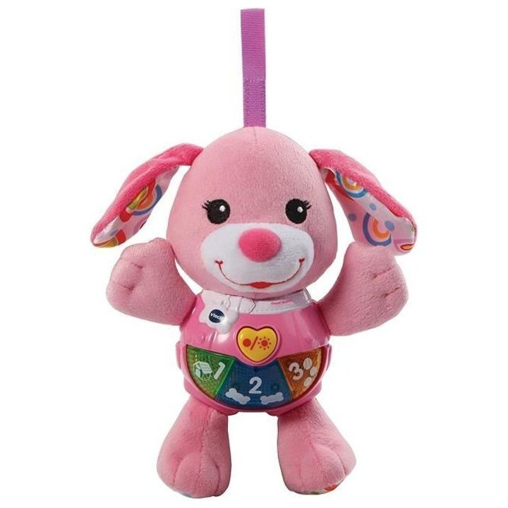 VTECH BABY - Peluche Interactive Enfant - Chant'toutou Rose