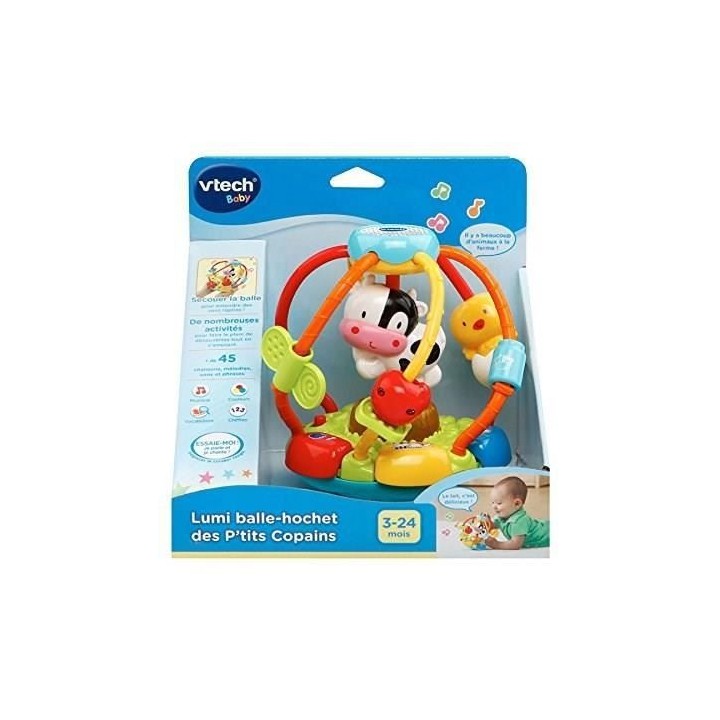 VTECH BABY - Lumi'Balle Hochet des P'tits Copains