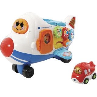 VTECH - Tut Tut Bolides - Mon Super Avion Cargo 2 en 1 + Timon, le P't