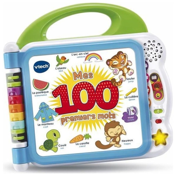VTECH - Mon Imagier Bilingue - Mes 100 Premiers Mots