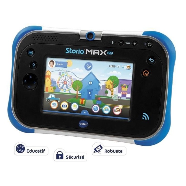 VTECH - Console Storio Max 2.0 5 Bleue - Tablette Éducative Enfant