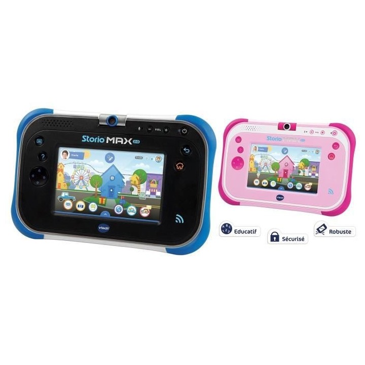VTECH - Console Storio Max 2.0 5 Bleue - Tablette Éducative Enfant