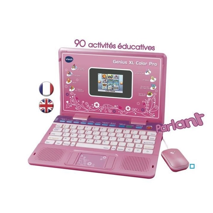 VTECH - Genius XL Color - Pro Bilingue Enfant - Rose