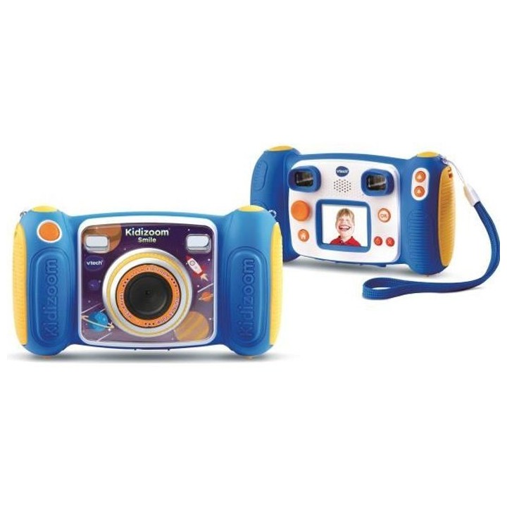 VTECH - Kidizoom Smile Bleu - Appareil Photo Enfant