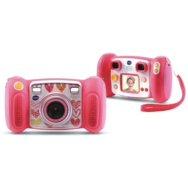 VTECH - Kidizoom Smile Rose - Appareil Photo Enfant