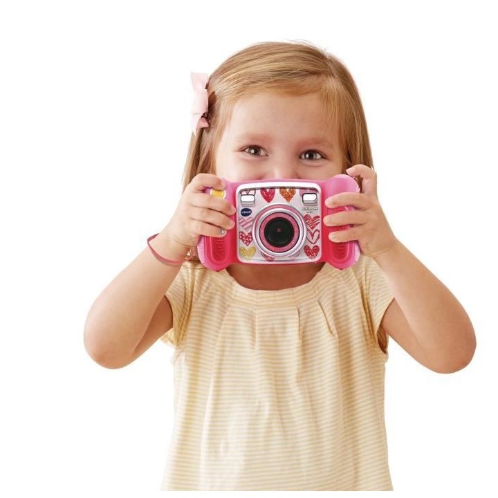 VTECH - Kidizoom Smile Rose - Appareil Photo Enfant
