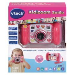 VTECH - Kidizoom Smile Rose - Appareil Photo Enfant