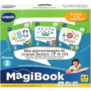 VTECH - Livre Interactif Magibook - Mes Apprentissages de Grande Secti