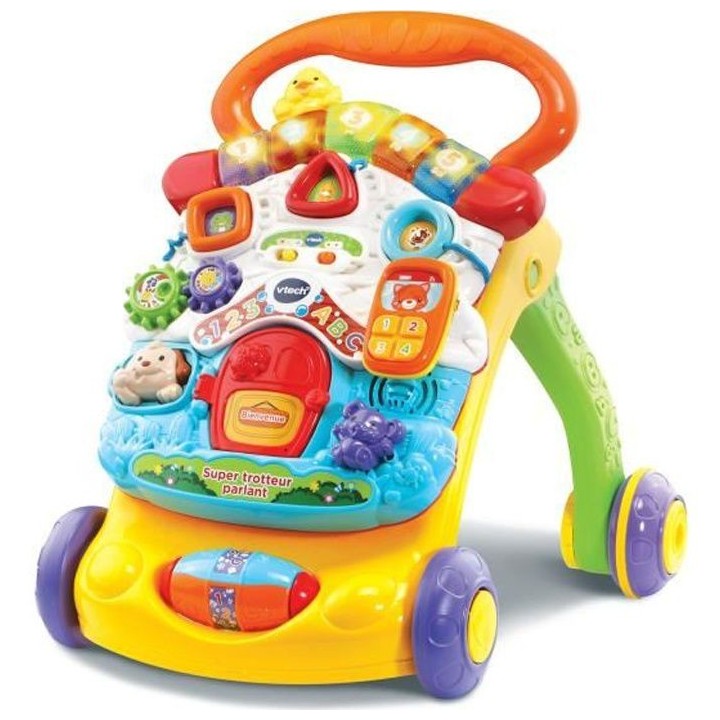 VTECH - Super Trotteur Parlant 2 en 1 - Multicolore