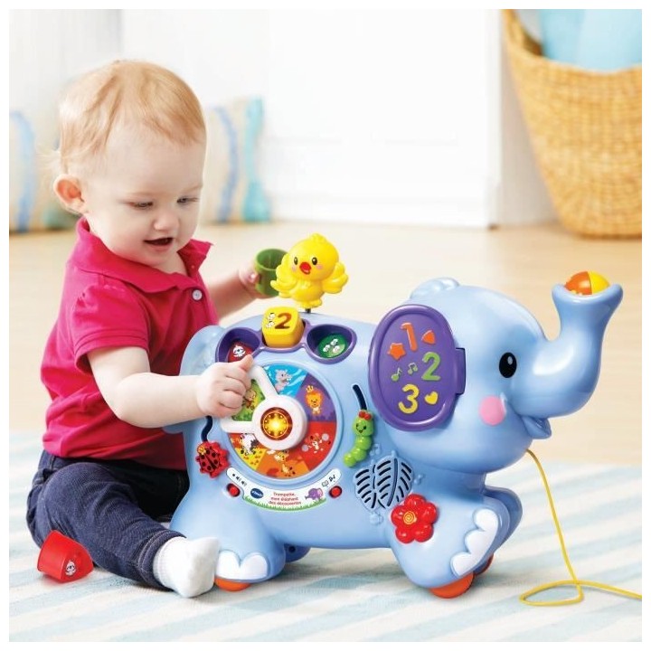VTECH BABY - Trompette, mon Eléphant des Découvertes