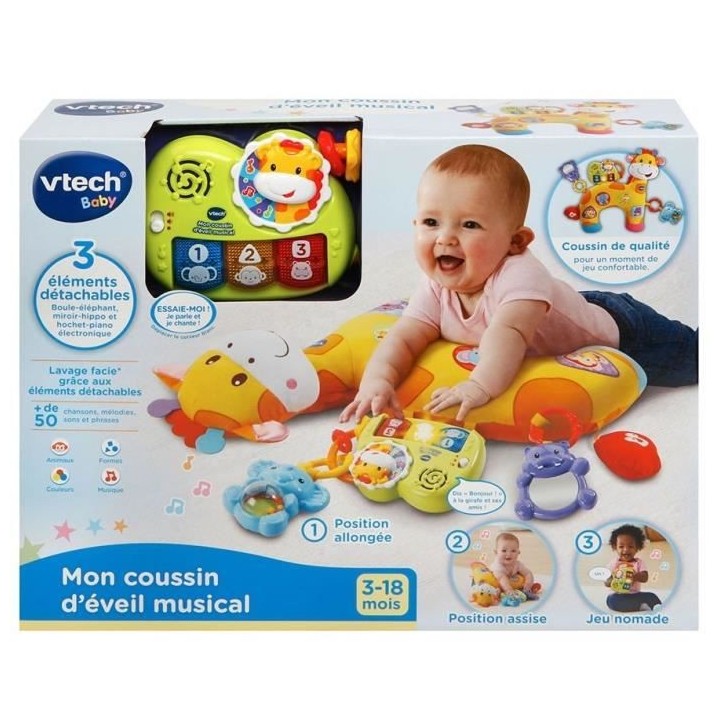 VTECH BABY - Mon Coussin D'éveil Musical