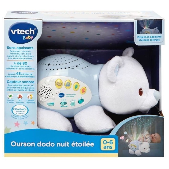 VTECH BABY - Ourson Dodo Nuit Etoilée
