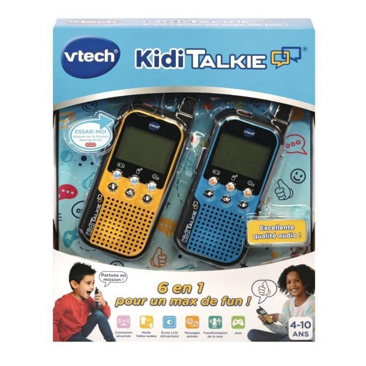 VTECH - Kidi Talkie - Bleu & Jaune
