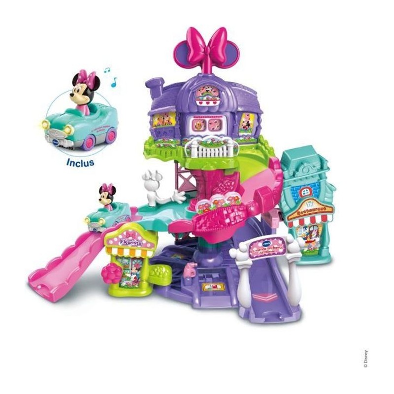 VTECH - Tut Tut Bolides - Le Monde Enchanté de Minnie (+ Cabriolet Magique de Minnie)