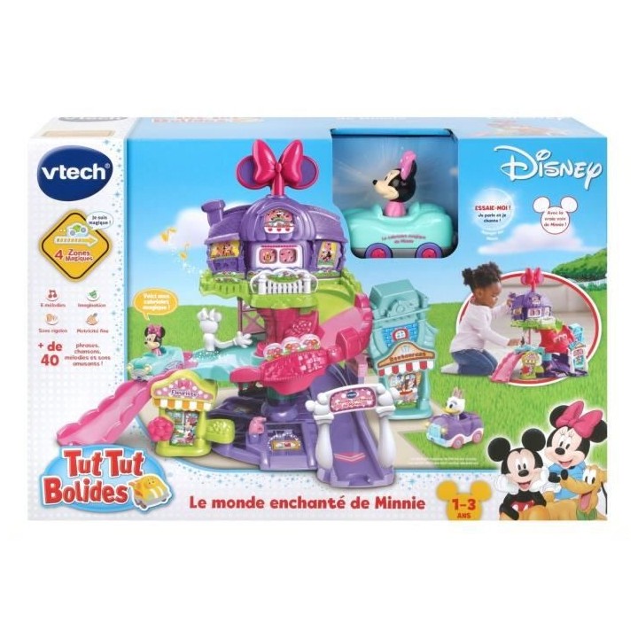 VTECH - Tut Tut Bolides - Le Monde Enchanté de Minnie (+ Cabriolet Ma