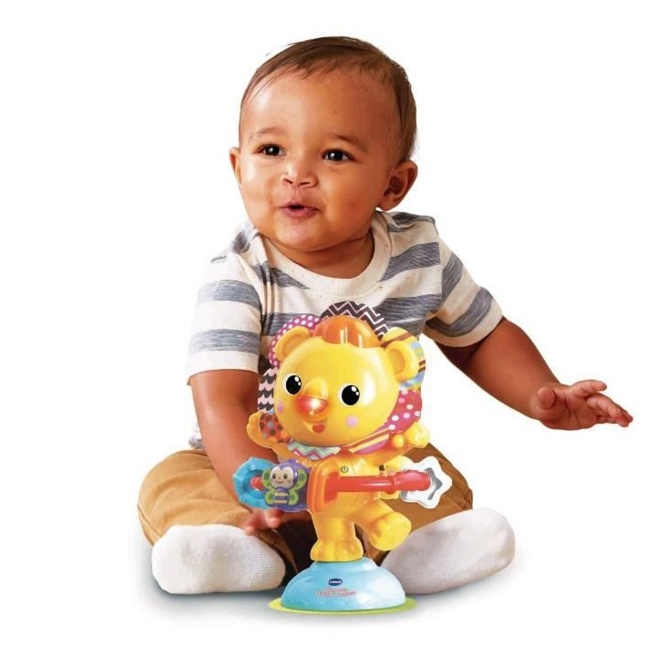VTECH BABY - Hula-Hoop, P'tit Lion a Ventouse - Orange