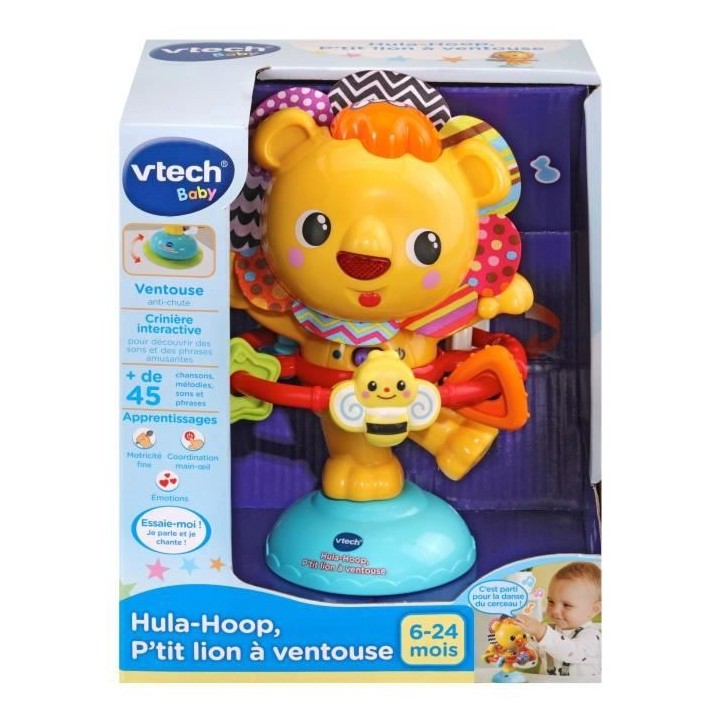 VTECH BABY - Hula-Hoop, P'tit Lion a Ventouse - Orange