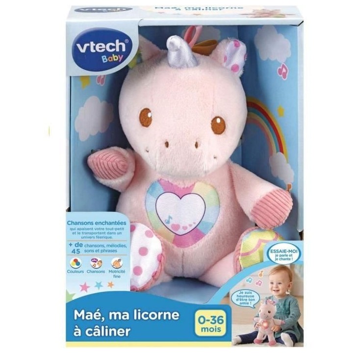 VTECH BABY - Maé, Ma Licorne a Câliner